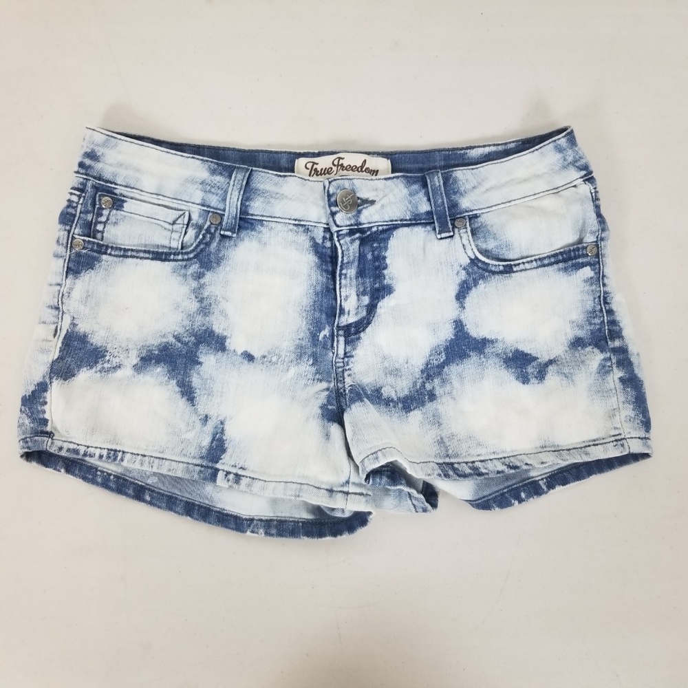 True Freedom Acid Wash Denim Shorts Junior Sz 11